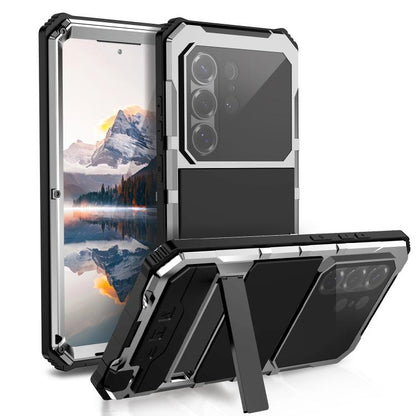 R-JUST Life Waterproof Dustproof Shockproof Holder Phone Case, For Samsung Galaxy S26 Ultra 5G, For Samsung Galaxy S25 Edge 5G, For Samsung Galaxy S25 Ultra 5G, For Samsung Galaxy S24 Ultra 5G