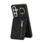 Retro Ring and Zipper RFID Card Slot Phone Case, For Samsung Galaxy S26+ 5G, For Samsung Galaxy S26 Ultra 5G, For Samsung Galaxy S26 5G