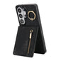 Retro Ring and Zipper RFID Card Slot Phone Case, For Samsung Galaxy S26+ 5G, For Samsung Galaxy S26 Ultra 5G, For Samsung Galaxy S26 5G