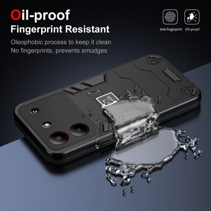 2 in 1 Shockproof Phone Case, For ZTE Blade A54, For ZTE Blade A52