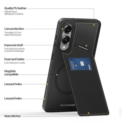 DUX DUCIS Rafi II Series MagSafe Magnetic Holder RFID Phone Case