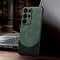 SULADA Stitching Leather MagSafe Magnetic Phone Case, For Samsung Galaxy S24 Ultra 5G, For Samsung Galaxy S24+ 5G, For Samsung Galaxy S24 5G
