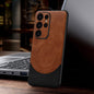 SULADA Stitching Leather MagSafe Magnetic Phone Case, For Samsung Galaxy S24 Ultra 5G, For Samsung Galaxy S24+ 5G, For Samsung Galaxy S24 5G