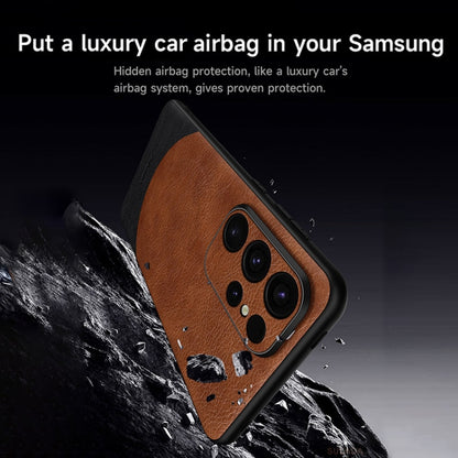 SULADA Stitching Leather MagSafe Magnetic Phone Case