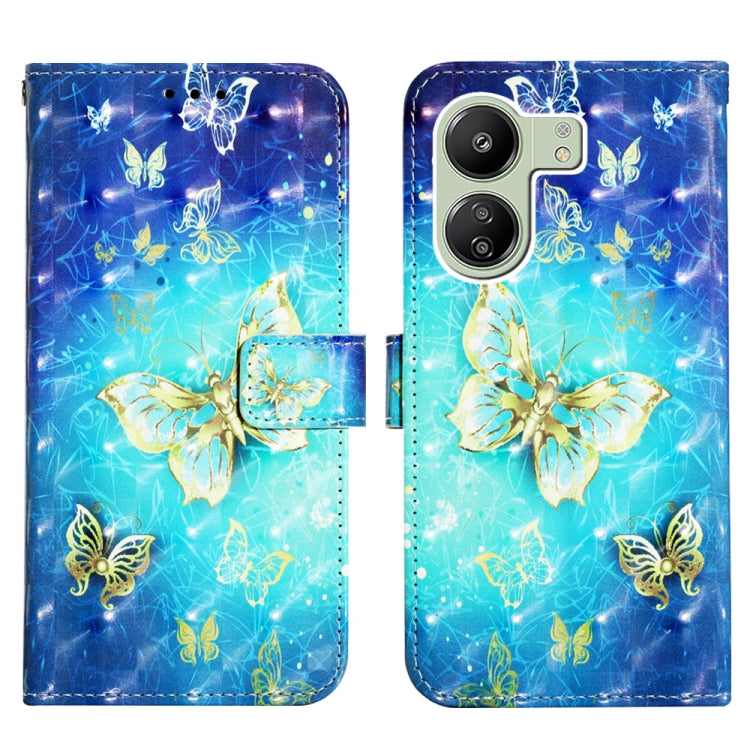 3D Painting Horizontal Flip Leather Phone Case, Series 1