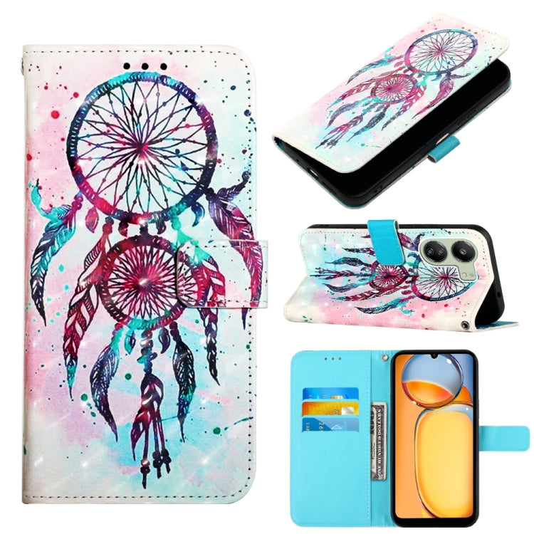 3D Painting Horizontal Flip Leather Phone Case, Series 1