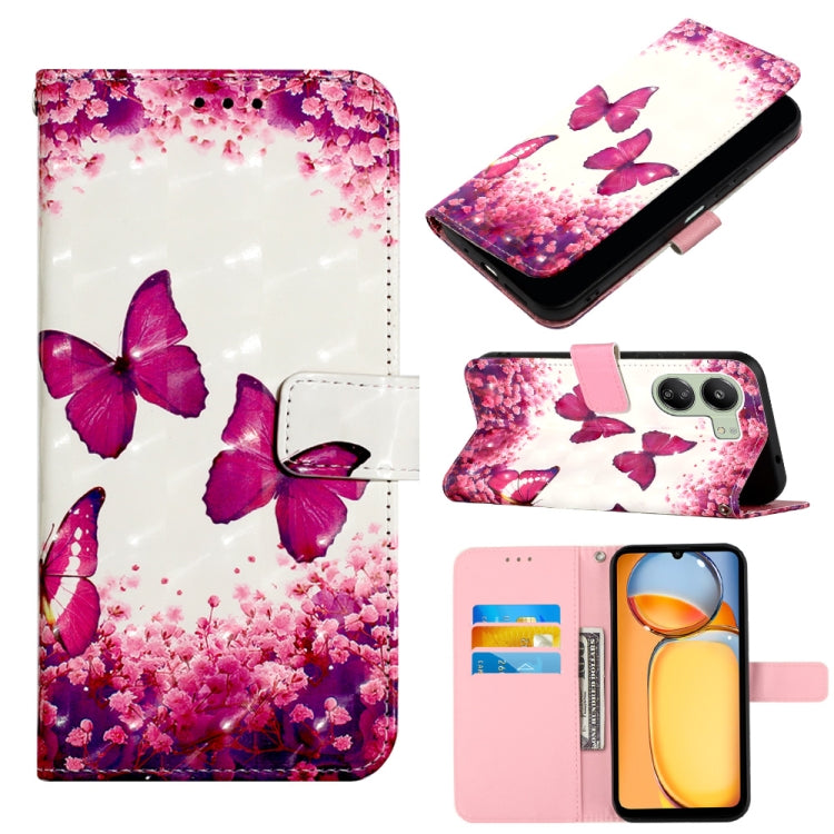 3D Painting Horizontal Flip Leather Phone Case