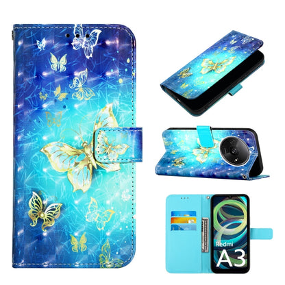 3D Painting Horizontal Flip Leather Phone Case, Series 3