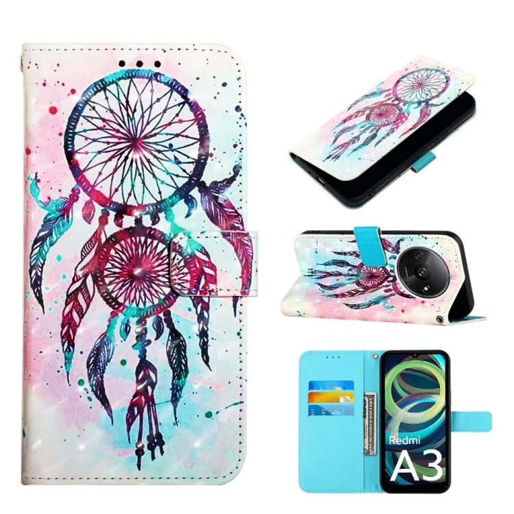 3D Painting Horizontal Flip Leather Phone Case, Series 3