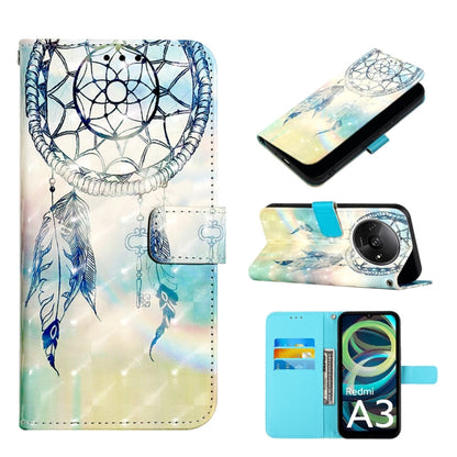 3D Painting Horizontal Flip Leather Phone Case, Series 3