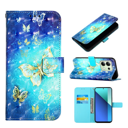 3D Painting Horizontal Flip Leather Phone Case, Series 4