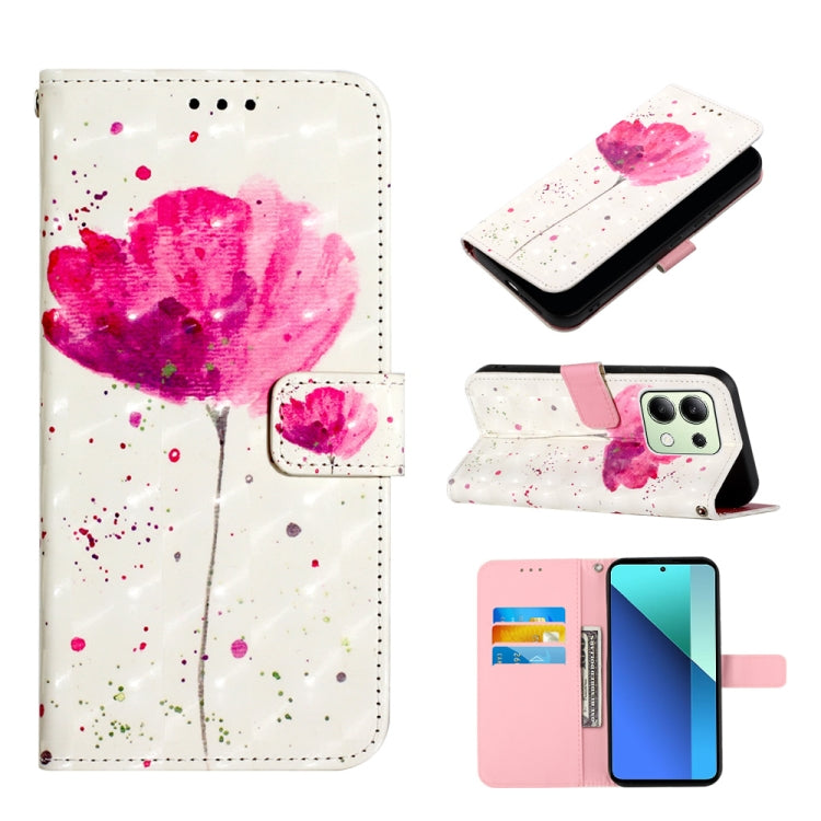 3D Painting Horizontal Flip Leather Phone Case, Series 4