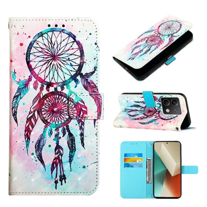 3D Painting Horizontal Flip Leather Phone Case