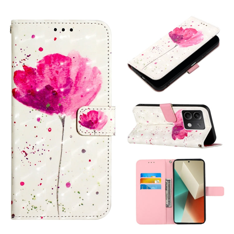 3D Painting Horizontal Flip Leather Phone Case