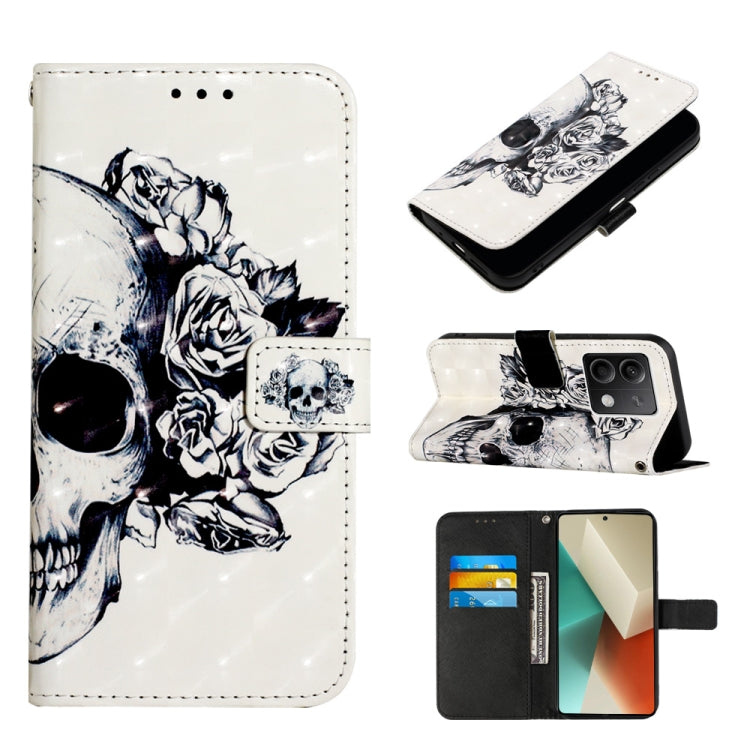 3D Painting Horizontal Flip Leather Phone Case, Series 1