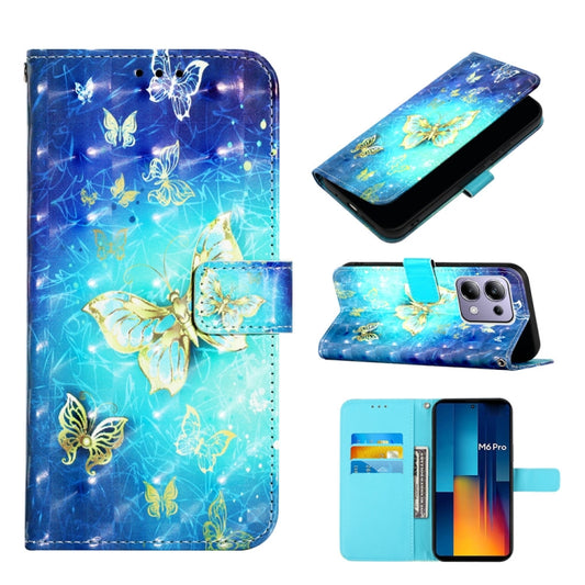 3D Painting Horizontal Flip Leather Phone Case