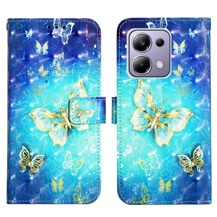 3D Painting Horizontal Flip Leather Phone Case
