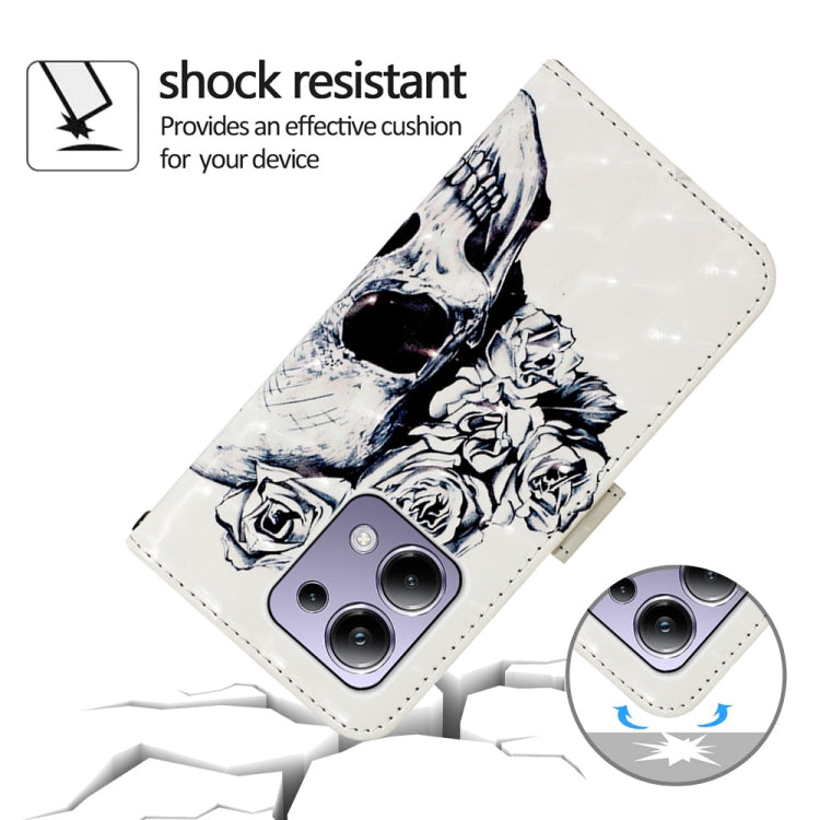 3D Painting Horizontal Flip Leather Phone Case