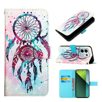 3D Painting Horizontal Flip Leather Phone Case