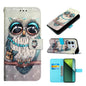 3D Painting Horizontal Flip Leather Phone Case