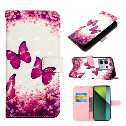 3D Painting Horizontal Flip Leather Phone Case