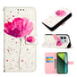 3D Painting Horizontal Flip Leather Phone Case