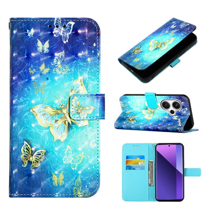 3D Painting Horizontal Flip Leather Phone Case, Series 3