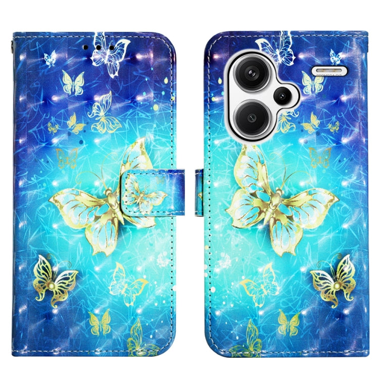 3D Painting Horizontal Flip Leather Phone Case, Series 3