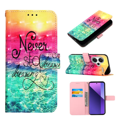 3D Painting Horizontal Flip Leather Phone Case, Series 3