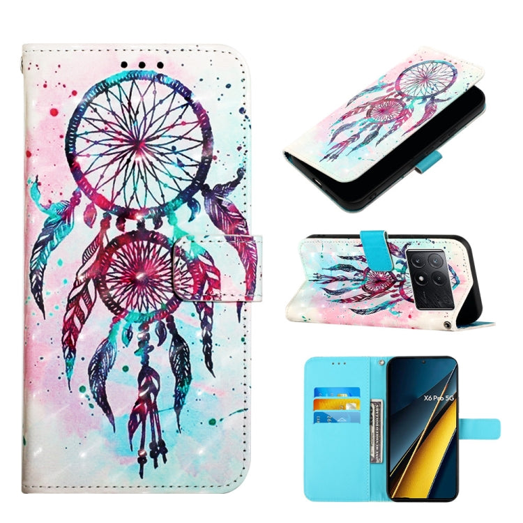 3D Painting Horizontal Flip Leather Phone Case, Series 2