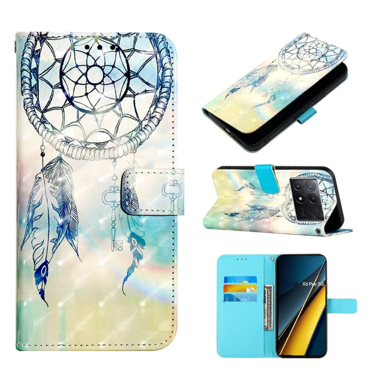 3D Painting Horizontal Flip Leather Phone Case