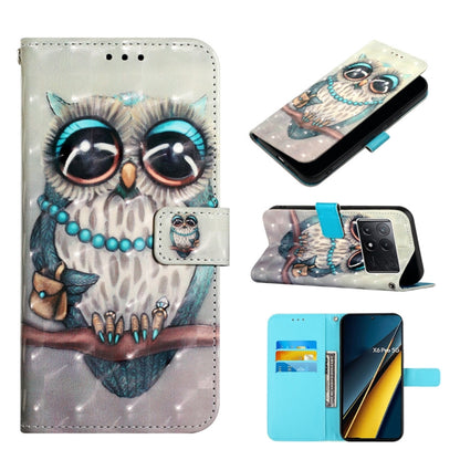 3D Painting Horizontal Flip Leather Phone Case, Series 2