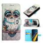 3D Painting Horizontal Flip Leather Phone Case