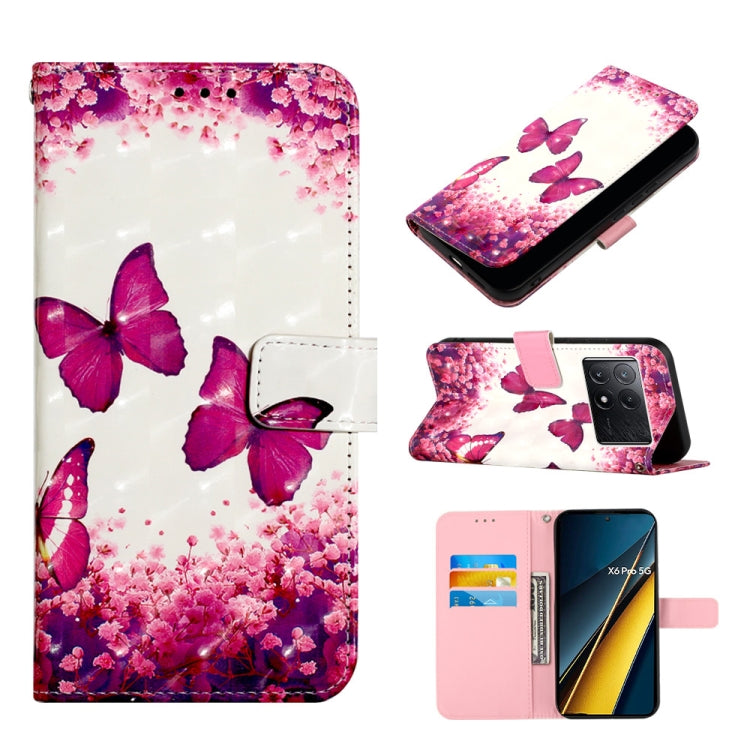 3D Painting Horizontal Flip Leather Phone Case, Series 2