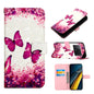 3D Painting Horizontal Flip Leather Phone Case