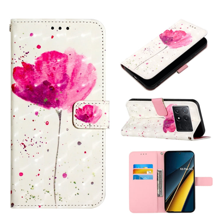 3D Painting Horizontal Flip Leather Phone Case