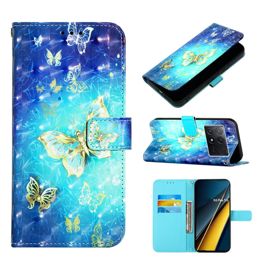 3D Painting Horizontal Flip Leather Phone Case