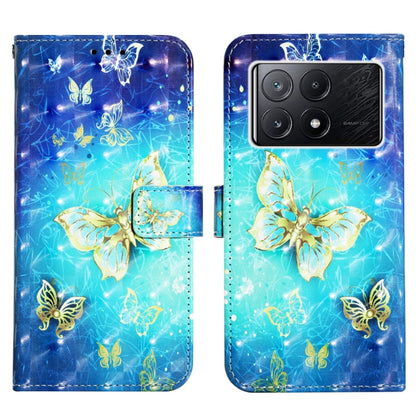 3D Painting Horizontal Flip Leather Phone Case