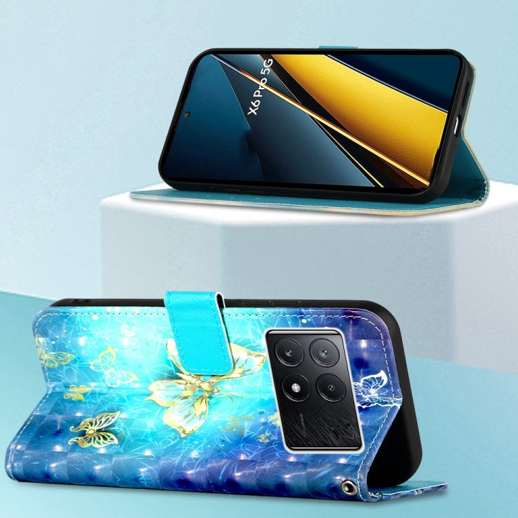 3D Painting Horizontal Flip Leather Phone Case