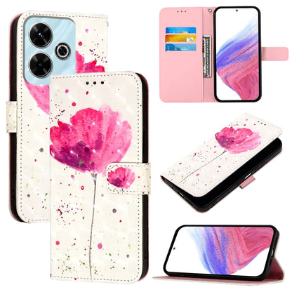 3D Painting Horizontal Flip Leather Phone Case, For Xiaomi Redmi 13 4G, For Xiaomi Poco M6 Pro 4G, For Xiaomi Redmi A3