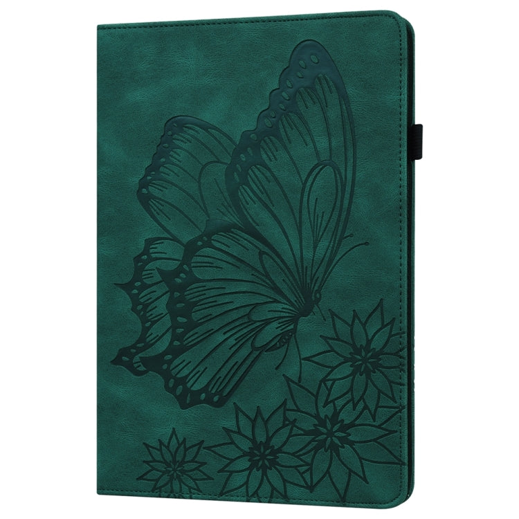 Big Butterfly Embossed Leather Tablet Case