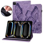 Big Butterfly Embossed Leather Tablet Case, For iPad Pro 13 2025 / 2024, For iPad Pro 11 2025 / 2024, For iPad Pro 12.9 2022 / Air 13 2024 / 2025