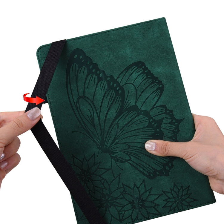 Big Butterfly Embossed Leather Tablet Case, For iPad Pro 13 2025 / 2024, For iPad Pro 11 2025 / 2024, For iPad Pro 12.9 2022 / Air 13 2024 / 2025