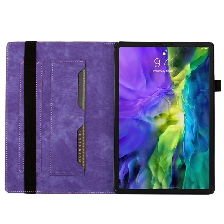 Butterfly Cat Embossing Leather Tablet Case