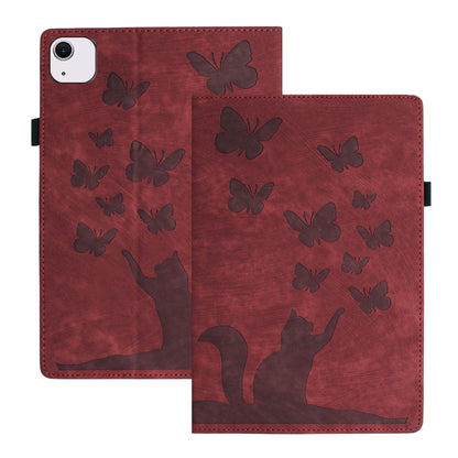 Butterfly Cat Embossing Leather Tablet Case