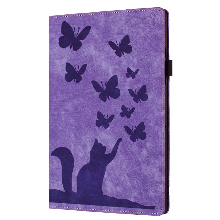 Butterfly Cat Embossing Leather Tablet Case, For iPad mini 2024 / 2021