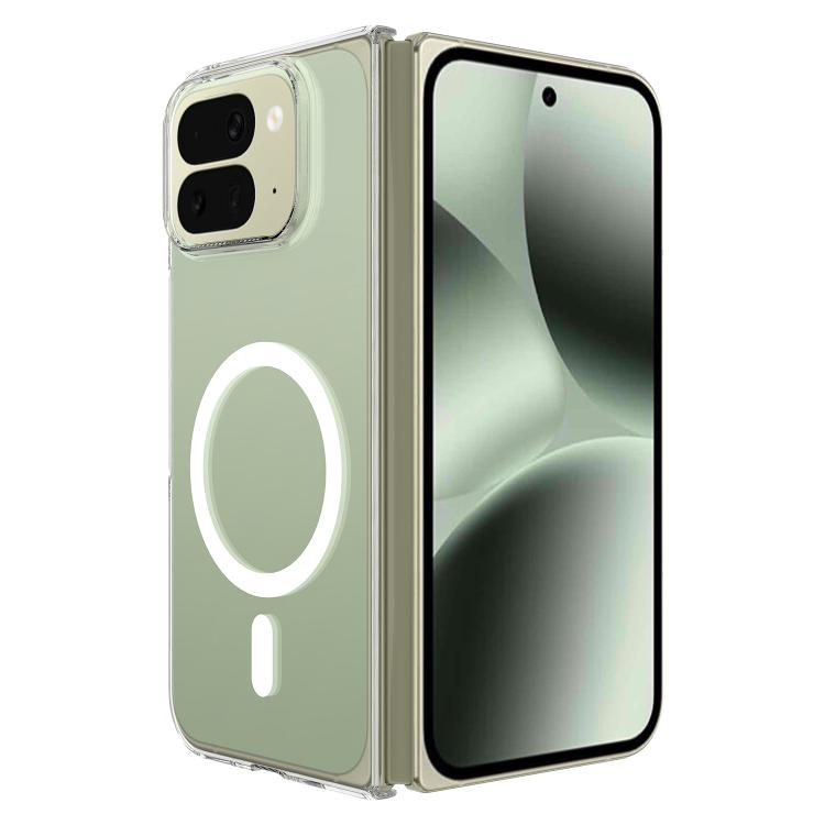Scratchproof PC Transparent MagSafe Phone Case, For Google Pixel 10 Pro Fold, For Google Pixel 9 Pro Fold, For Google Pixel Fold