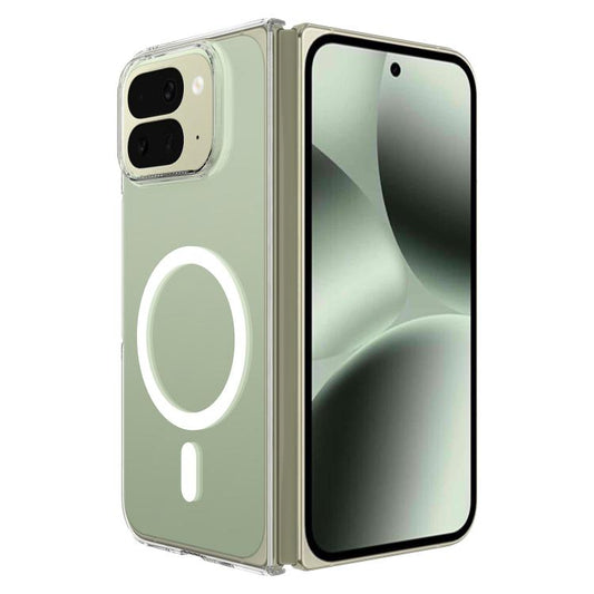 Scratchproof PC Transparent MagSafe Phone Case, For Google Pixel 10 Pro Fold, For Google Pixel 9 Pro Fold, For Google Pixel Fold