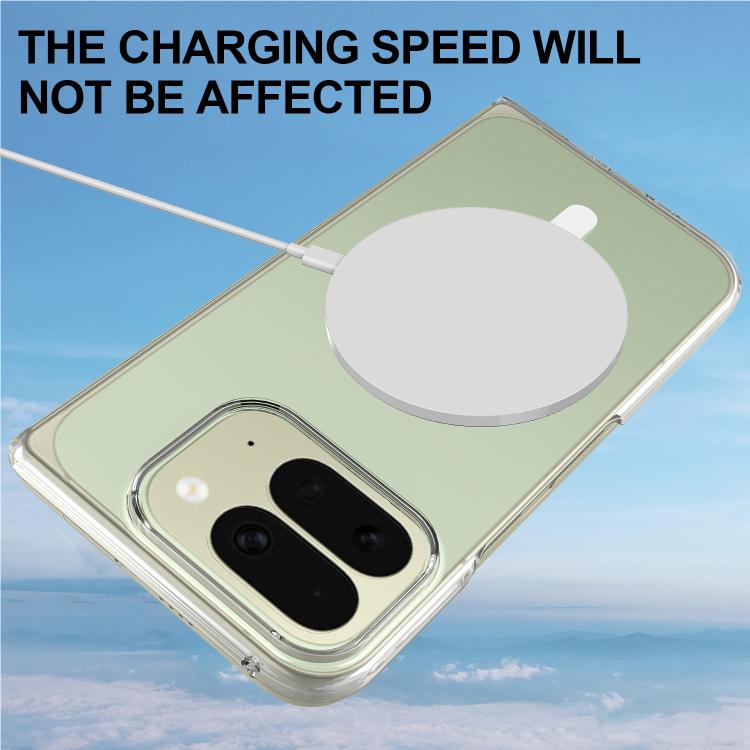 Scratchproof PC Transparent MagSafe Phone Case, For Google Pixel 10 Pro Fold, For Google Pixel 9 Pro Fold, For Google Pixel Fold