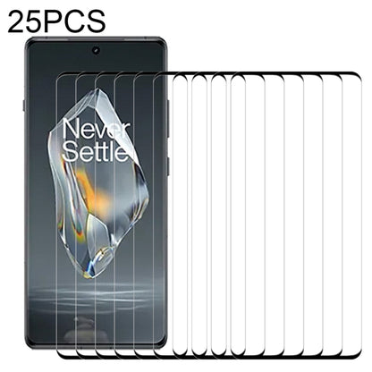 25pcs 9H HD 3D Curved Edge Tempered Glass Film, For OnePlus 13, For OnePlus Ace 4, For OnePlus Ace 3